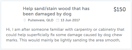 Title of the Job for Handyman Services