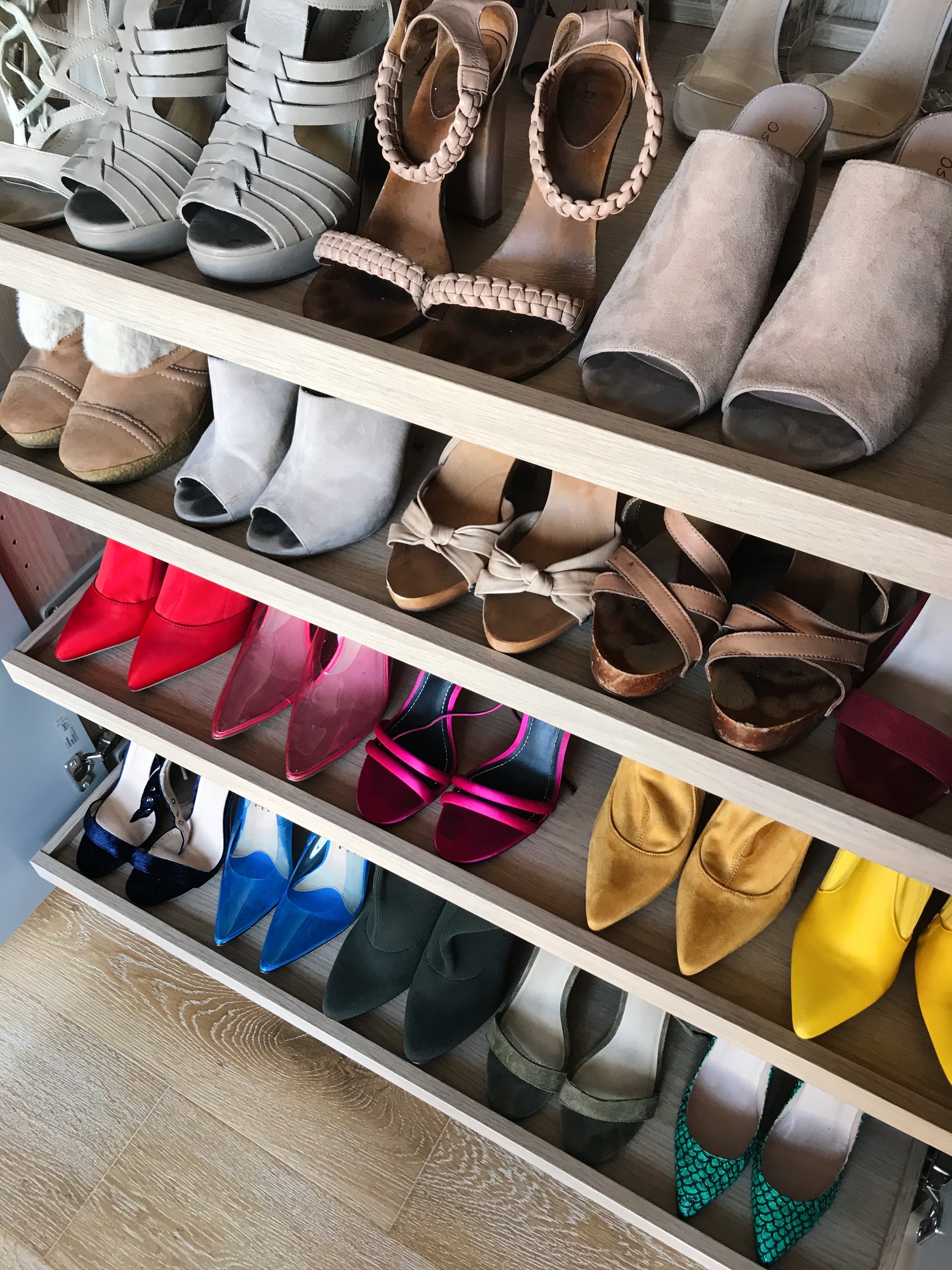 Colourful high heel collection