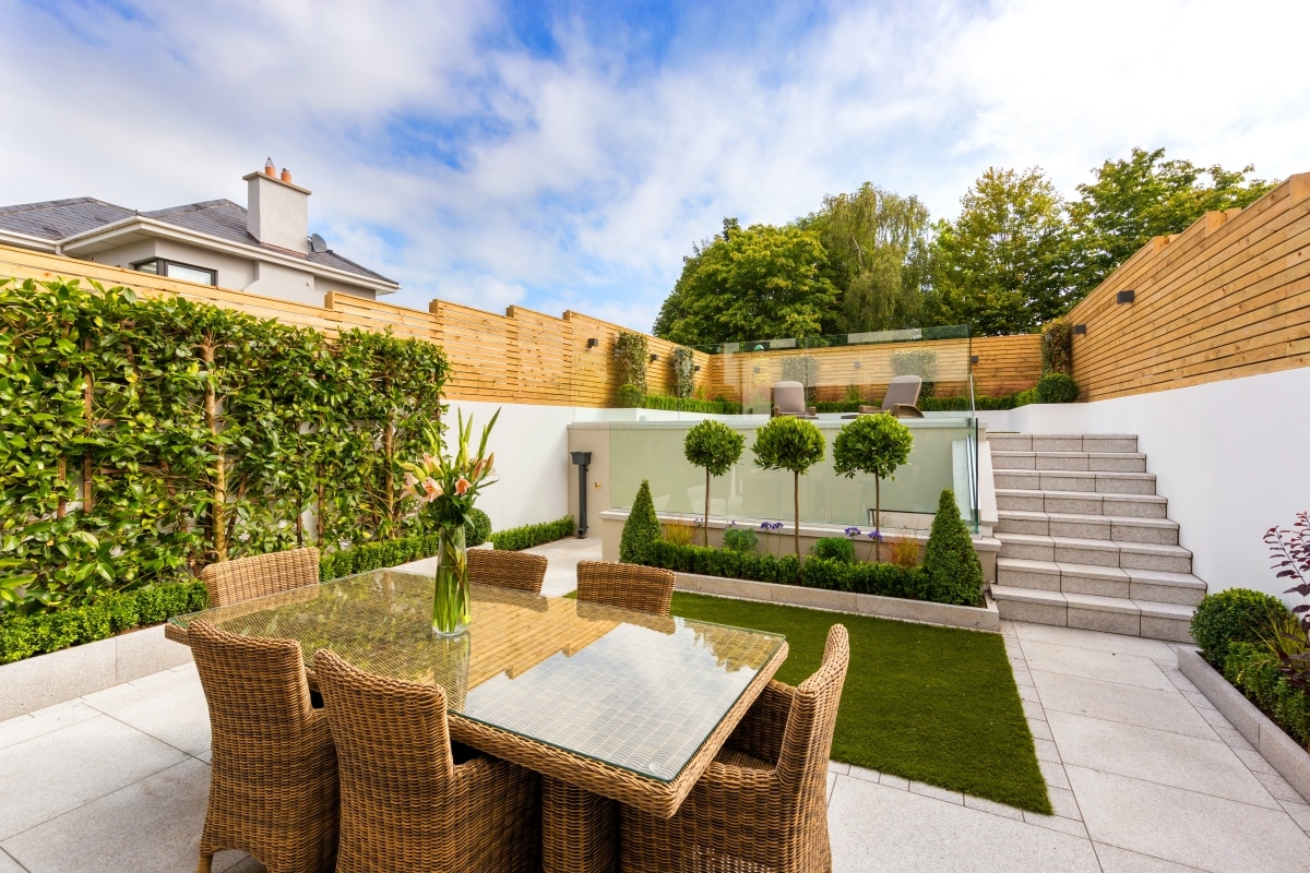 stunning multilevel deck patio