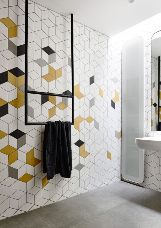 bathroom industrial geometrical