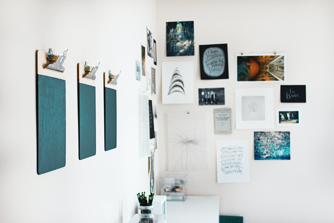 A gallery wall