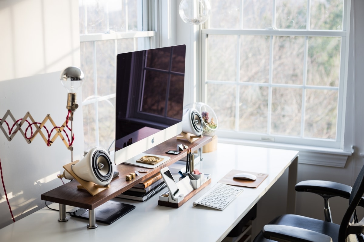 books under desk elevation