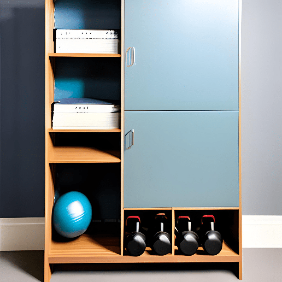 gym storage cabinet