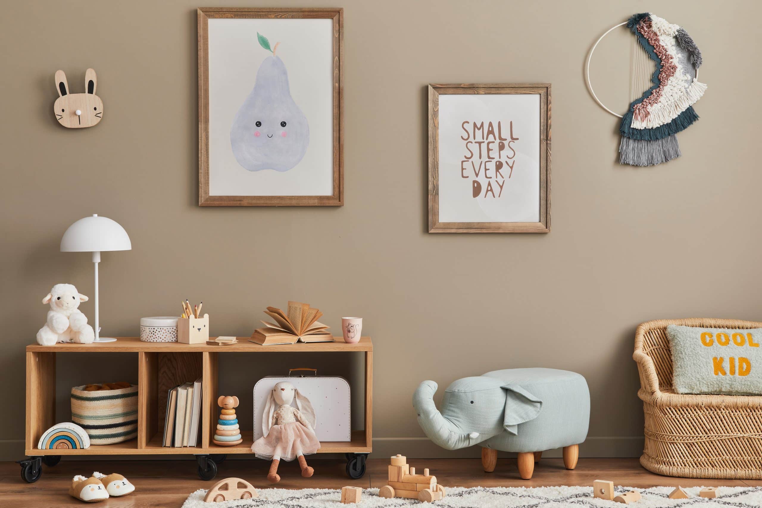 stylish scandinavian animal decoration