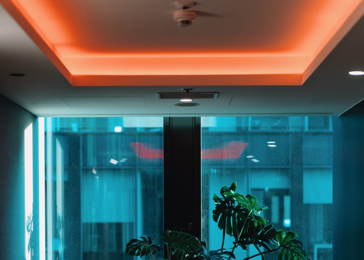 warm strip lights
