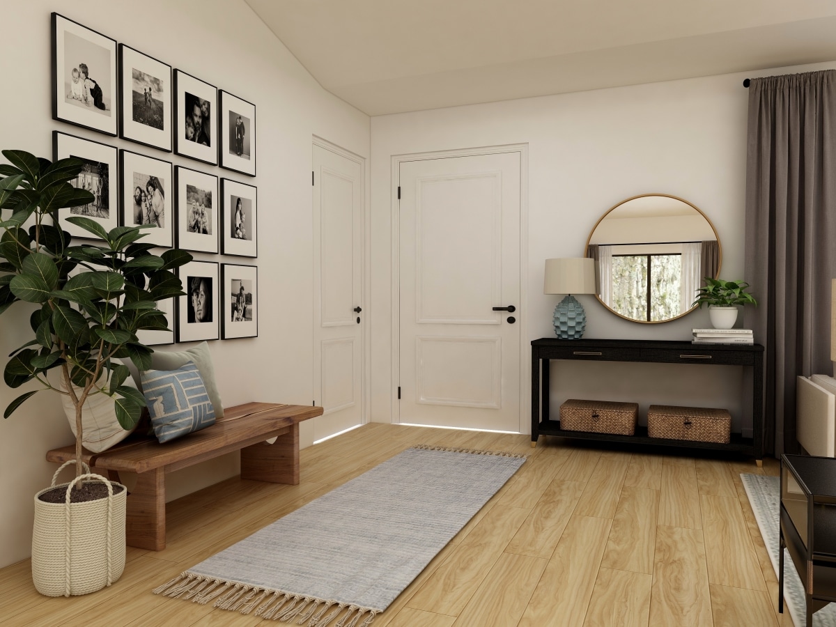 console and basket storage