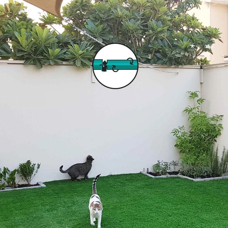 oscillot fence cat installation